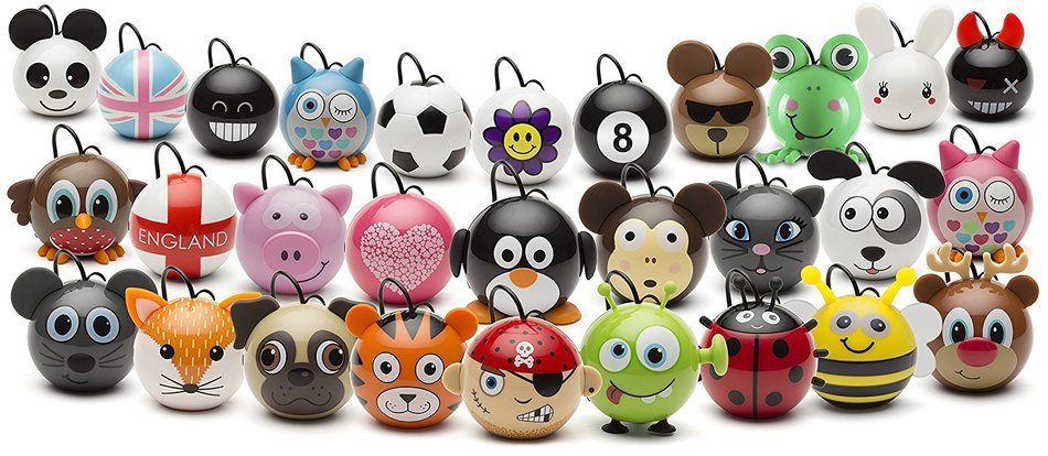KitSound Mini Buddy Universal Speaker with 3.5mm Jack Compatible with Smartphones, Tablets and MP3 Devices - Pug N112