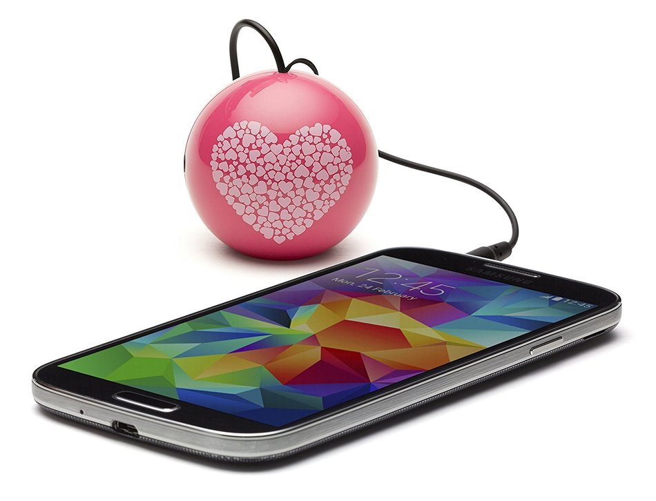 KitSound Mini Buddy Universal Speaker with 3.5mm Jack Compatible with Smartphones, Tablets and MP3 Devices - Pug N123