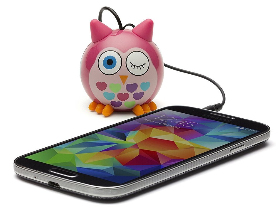 KitSound Mini Buddy Universal Speaker with 3.5mm Jack Compatible with Smartphones, Tablets and MP3 Devices - Pug N128