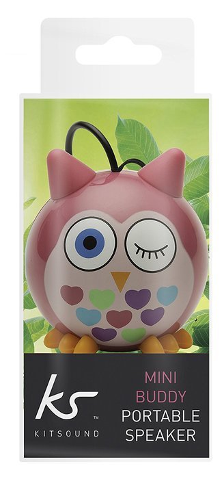 KitSound Mini Buddy Universal Speaker with 3.5mm Jack Compatible with Smartphones, Tablets and MP3 Devices - Pug N129