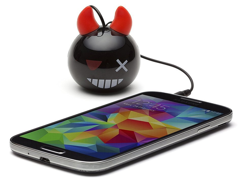 KitSound Mini Buddy Universal Speaker with 3.5mm Jack Compatible with Smartphones, Tablets and MP3 Devices - Pug N132