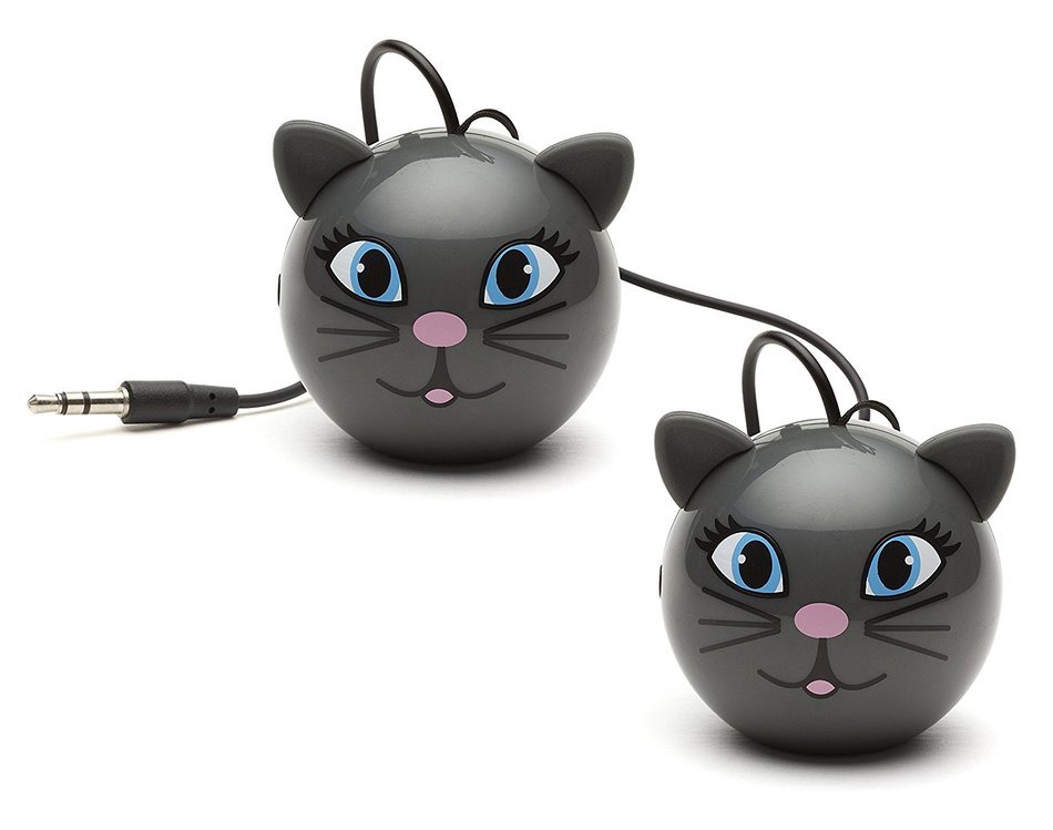 KitSound Mini Buddy Universal Speaker with 3.5mm Jack Compatible with Smartphones, Tablets and MP3 Devices - Pug N145