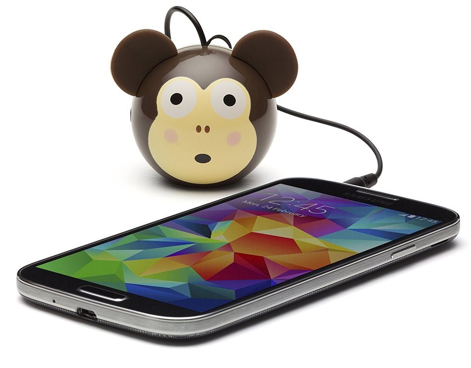 KitSound Mini Buddy Universal Speaker with 3.5mm Jack Compatible with Smartphones, Tablets and MP3 Devices - Pug N156