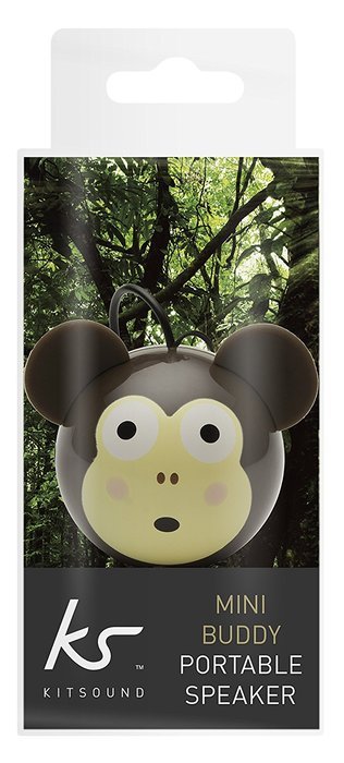 KitSound Mini Buddy Universal Speaker with 3.5mm Jack Compatible with Smartphones, Tablets and MP3 Devices - Pug N157