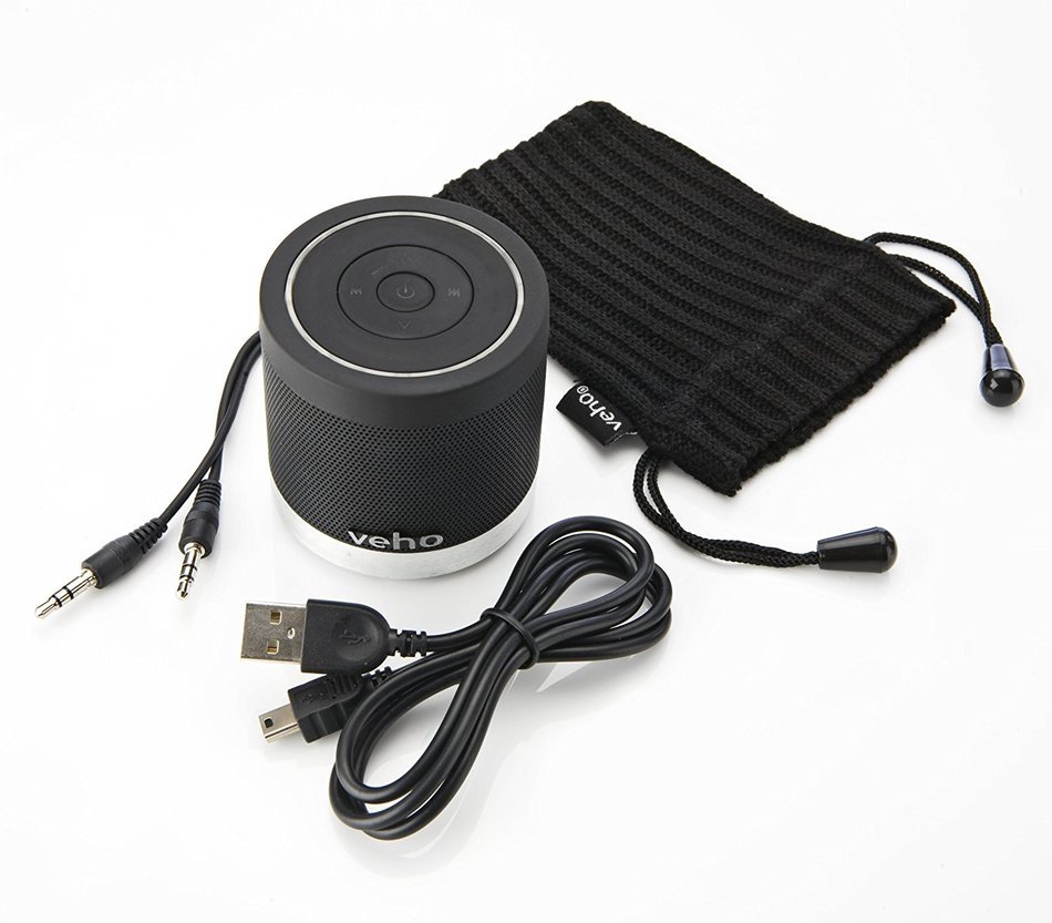 Veho VSS-009-360BT M4 Portable Rechargable Wireless Bluetooth Speaker with Track Control and built in MP3 player N5