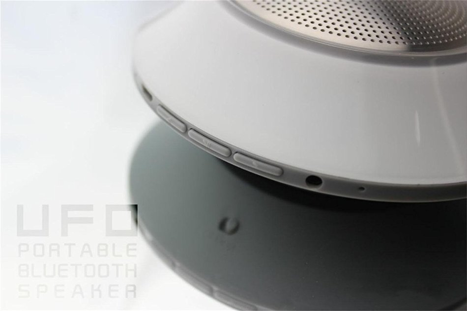 9H&reg; Portable Powerful Wireless Bluetooth 4.0 Mini UFO Speaker 3D Sound Effect Support NFC,Silver N3