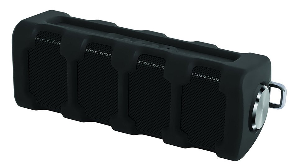 SHARPER IMAGE Universal Weatherproof Rugged Bluetooth Speaker with Mic Compatible with All Devices - Retail Packaging... N5