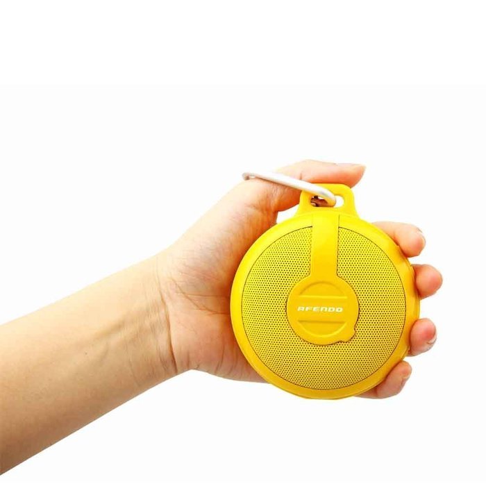 AFENDO&reg; Waterproof Outdoor Wireless Mini USB Rechargeable Portable Bluetooth Speaker with AUX Input and Voice...