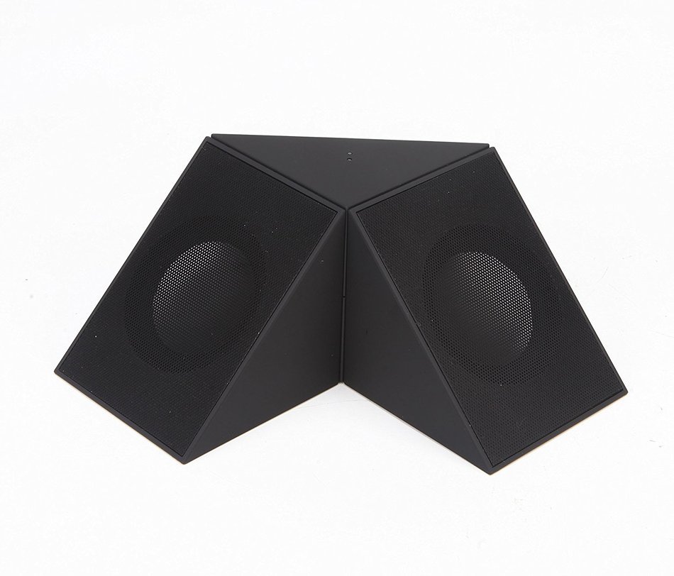 Dewant Triangle Ultra Clear Loud Dual 3W Acoustic Drivers Mini Rechargeable Button Control Bluetooth Speaker System... N19