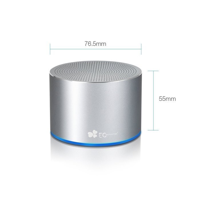 EC Technology Mini Bluetooth Speaker , Ultra Portable Pocket Size Wireless Bluetooth Speaker, 15 Hour Party Playtime... N2