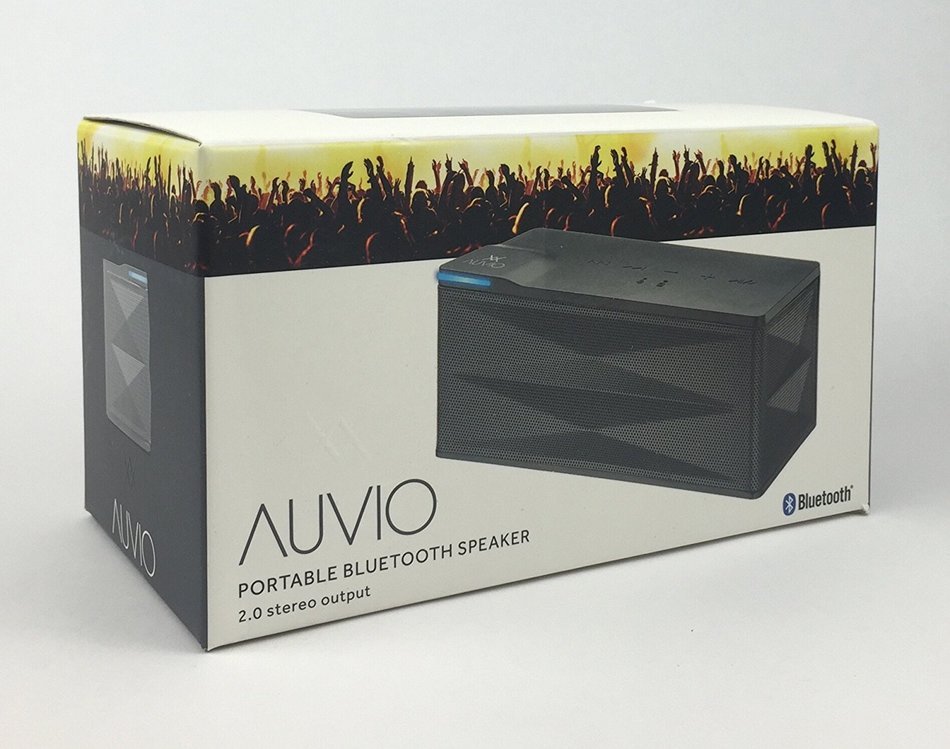 Auvio PBT600 Portable Bluetooth Speaker (Gray)