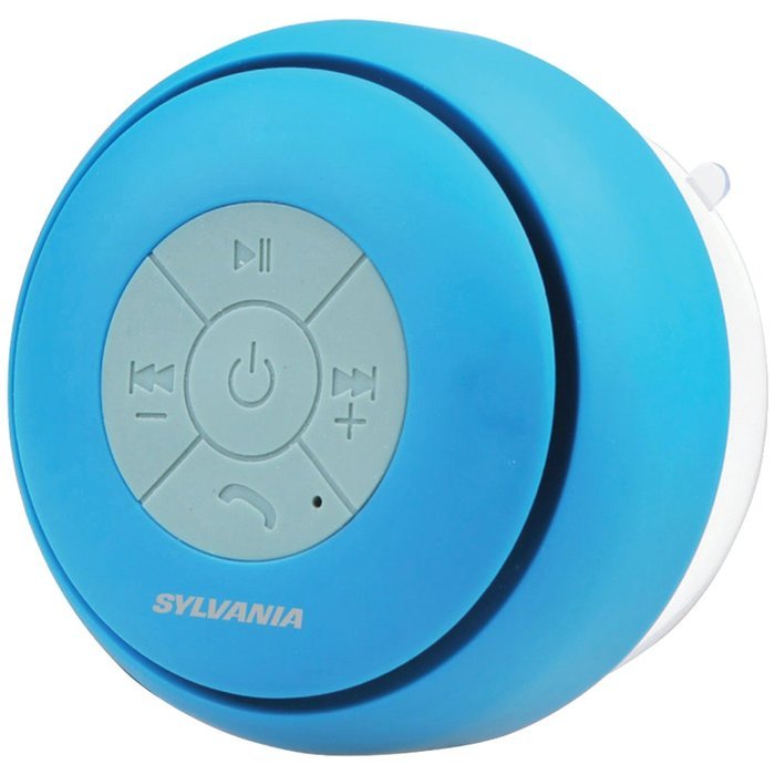Sylvania SP230-Black Bluetooth Shower Speaker (Black) N4