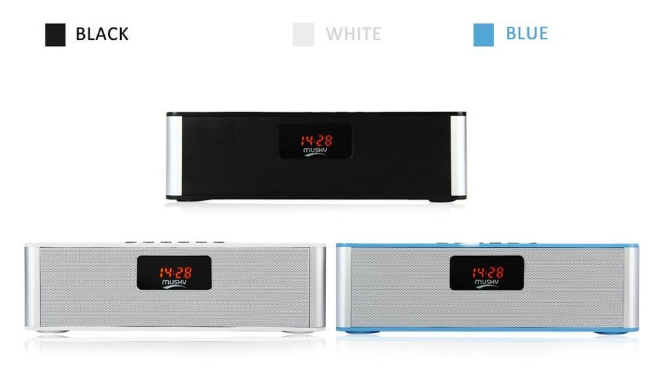 Bluetooth Speakers, MUSKY Multimedia HIFI V4.0 Bluetooth DTS-HD Technolog Portable Wireless Speaker Stereo FM... N2