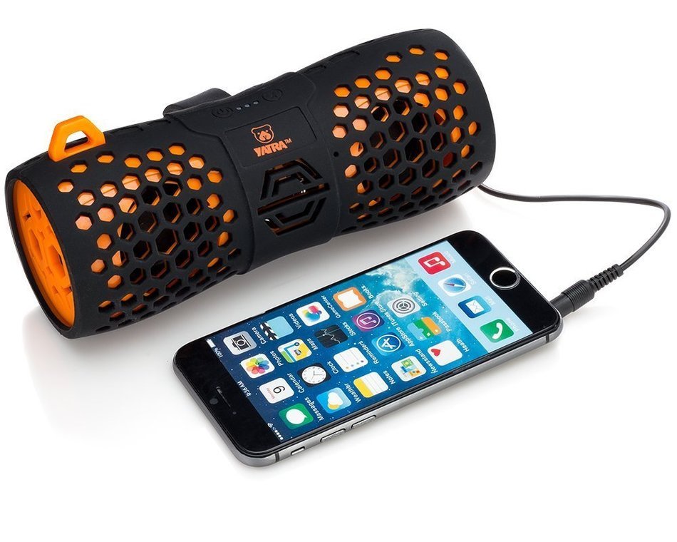 Yatra Aquatune 12610 - Portable Waterproof Rugged Wireless Bluetooth Speaker (Orange) N6