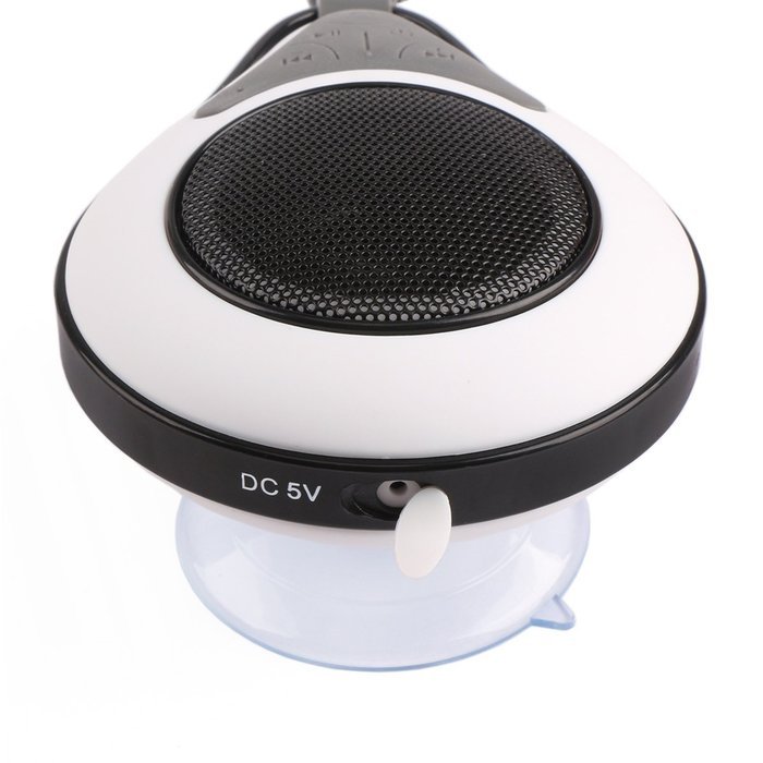 DROK&reg; Small Wireless Bluetooth Stereo Speakers Waterproof Shower Speaker Handsfree Portable Speakerphone with... N21