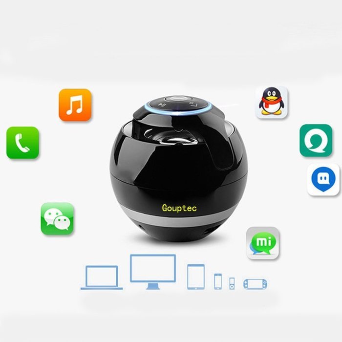 Gouptec Portable Wireless Bluetooth Speaker TF/Micro SD Card Slot with MIC Handsfree FM N4