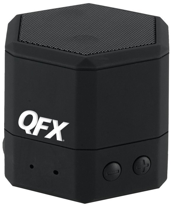 QFX BT-43WA Water Resistant Shockproof and Noise Cancelling Bluetooth Speaker - Black
