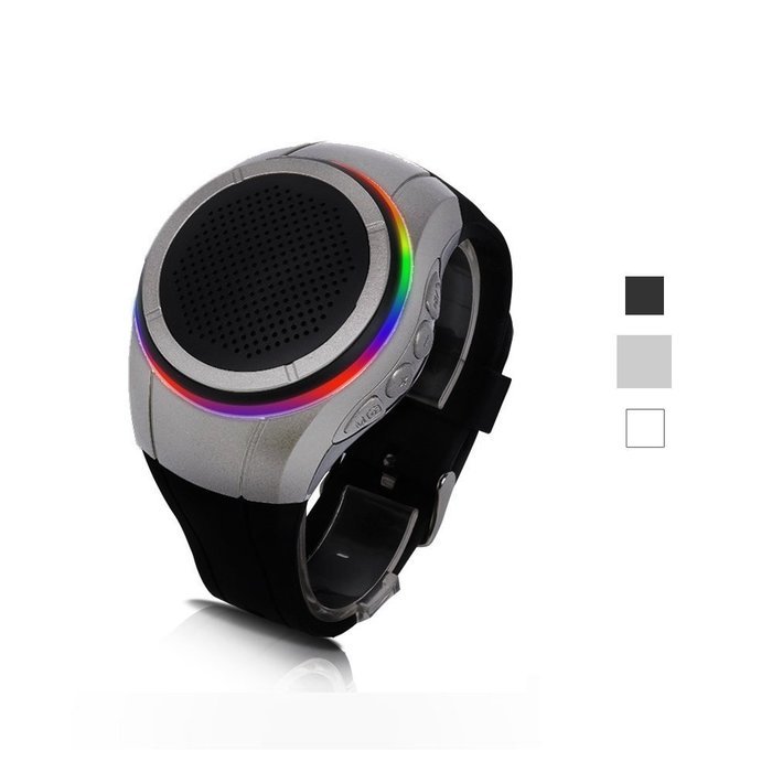 Seekermaker LED Wireless bluetooth Speaker Watch,Mini Stereo Portable Running Sport,FM Radio With Support Micro...