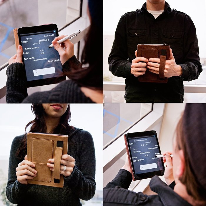Deluxe Executive Portfolio For Verizon Wireless Ellipsis 8 HD / Ellipsis 7 HD Tablet + Black Bluetooth Suction... N6