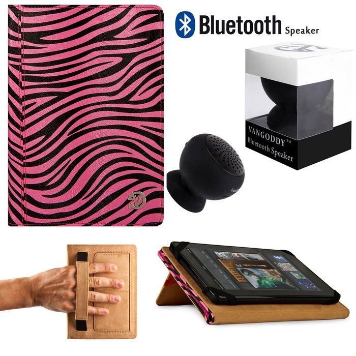 Deluxe Executive Portfolio For Verizon Wireless Ellipsis 8 HD / Ellipsis 7 HD Tablet + Black Bluetooth Suction... N16