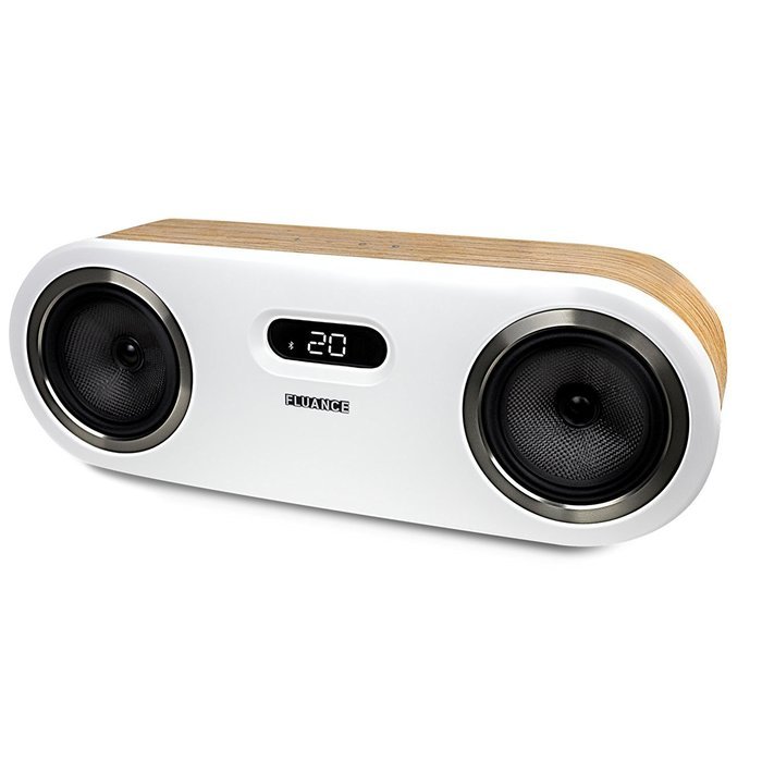Fluance FI50W Two-Way Wireless Bluetooth Wood Speaker System with aptX Enhanced Audio (Lucky Bamboo) N2