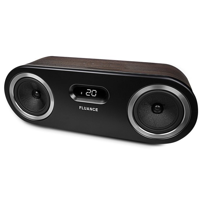 Fluance FI50W Two-Way Wireless Bluetooth Wood Speaker System with aptX Enhanced Audio (Lucky Bamboo) N18
