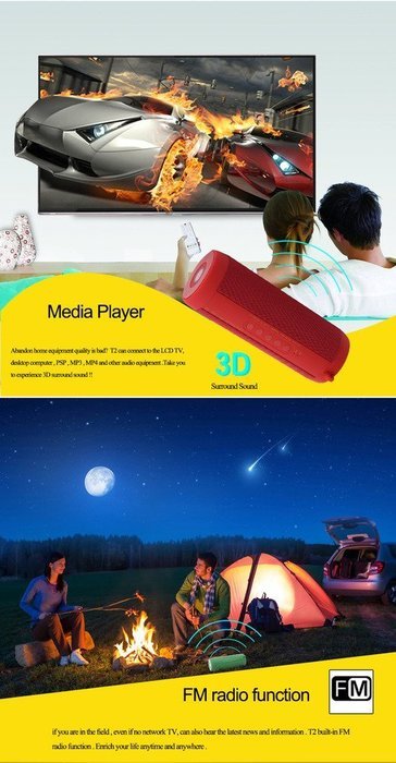 Neway Bluetooth 4.0 Portable Wireless Stereo and Speakerphone with Surround Sound Ultra Bass Speaker, NFC Function... N2