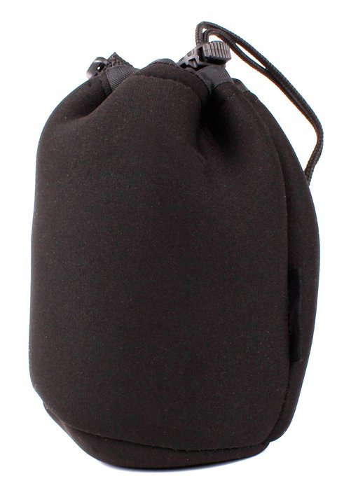 DURAGADGET Jet Black Super-Soft Nylon Pouch Case in Size Medium for the NEW Scosche boomBOTTLE H2O Realtree /...