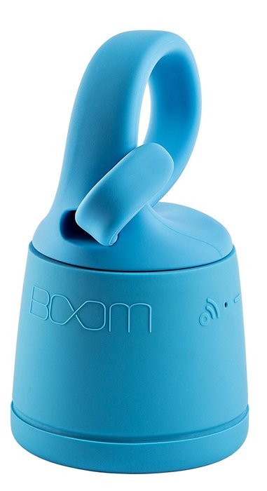 BOOM Swimmer DUO - Dirt, Shock, Waterproof Bluetooth Speaker with Stereo Pairing (Blue) N3