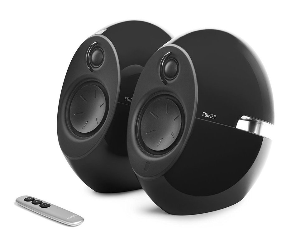 Edifier USA e25HD Luna Eclipse HD 2.0 Bluetooth Speakers with Digital Optical Input (Red)