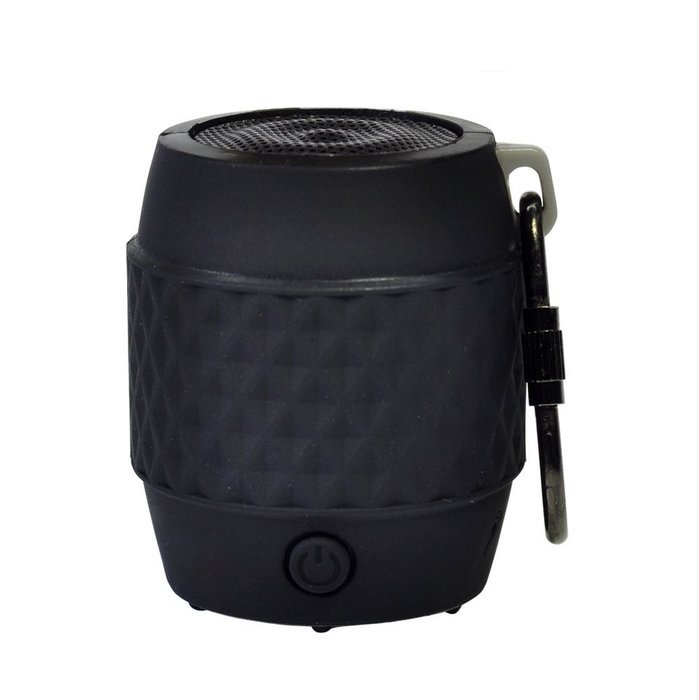 Black Portable Keychain Bluetooth Wireless Mb4 Speaker Powerful Sound, Colorful and Stylish with Built-in Microphone