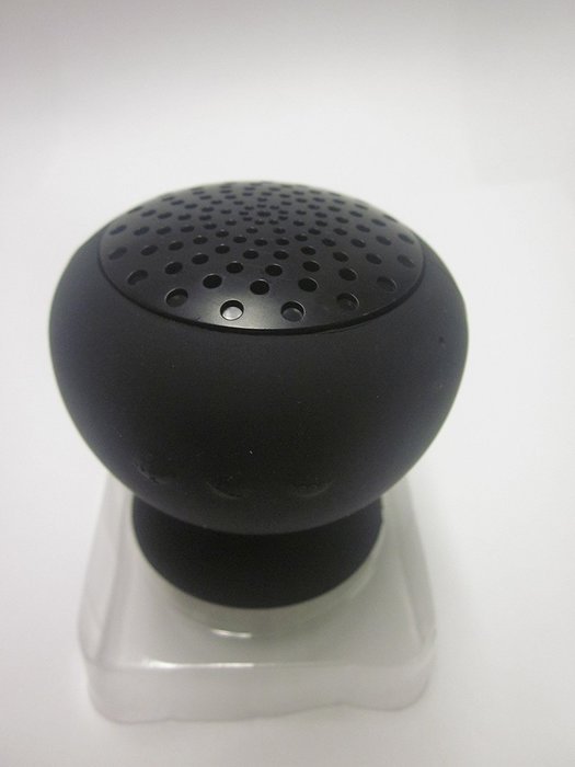 Mushroom Mini Bluetooth Speaker Wireless Waterproof Silicon Suction Black