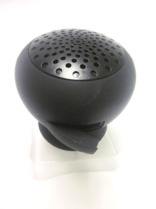 Mushroom Mini Bluetooth Speaker Wireless Waterproof Silicon Suction Black N2