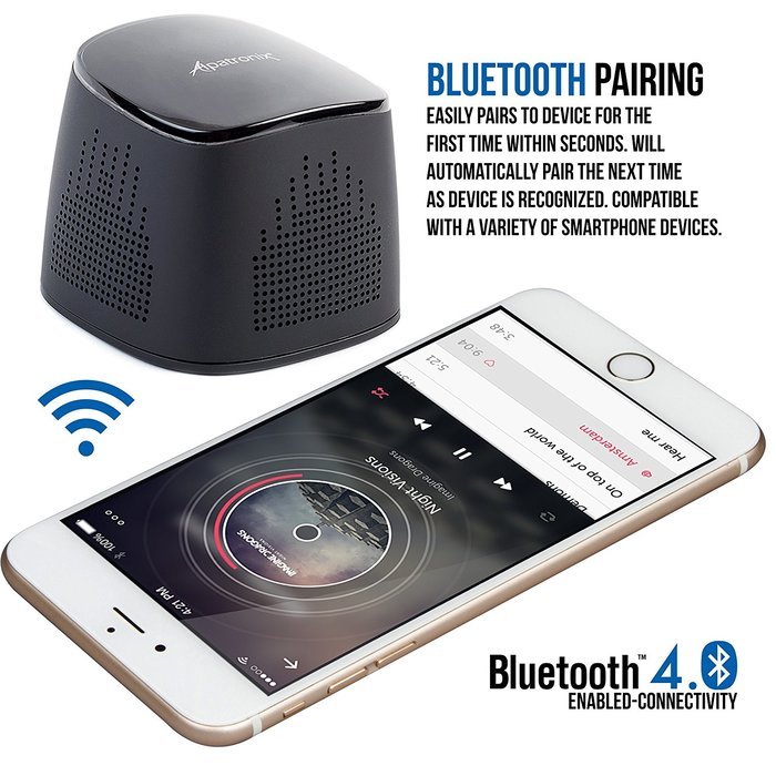 Bluetooth Speakers, Alpatronix&reg; [AX310] Ultra-Portable Universal Mini 5W Wireless Bluetooth Speaker w/ Built-in... N6