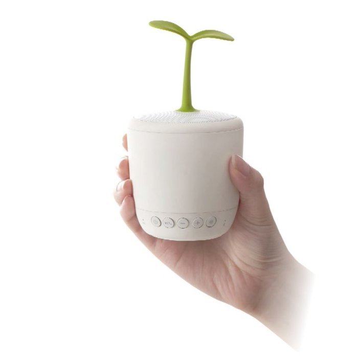 Emoi Portable Leaf Mini Bluetooth Speaker, Wireless 3W NdFeB 82DB Music Player, 360 Sound Quality w/ Passive Radiator...