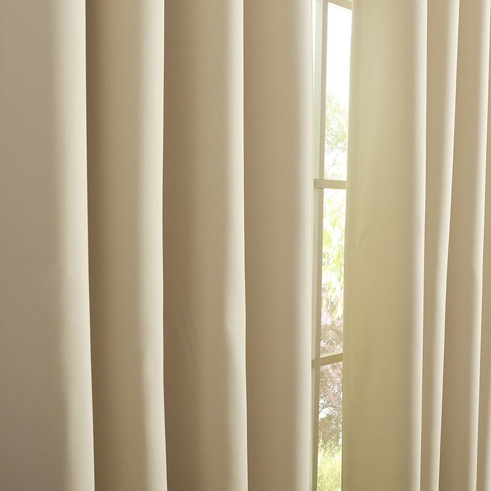 Best Home Fashion Premium Thermal Insulated Blackout Curtains - Antique Bronze Grommet Top - Royal Blue - 52"W... N13