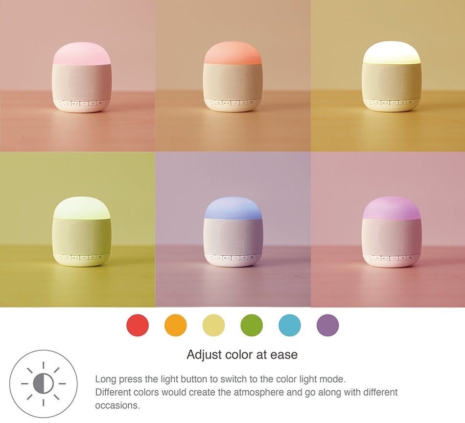 Emoi Portable Leaf Mini Bluetooth Speaker, Wireless 3W NdFeB 82DB Music Player, 360 Sound Quality w/ Passive Radiator... N10