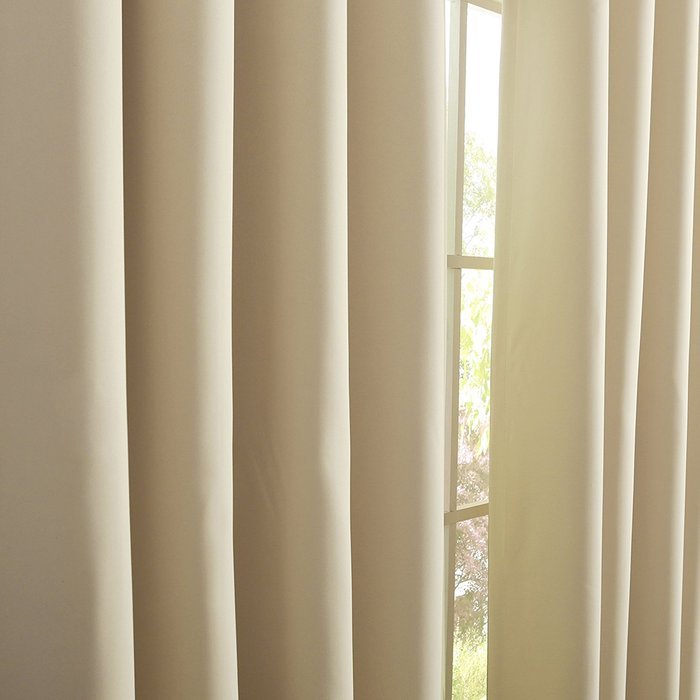 Best Home Fashion Premium Thermal Insulated Blackout Curtains - Antique Bronze Grommet Top - Royal Blue - 52"W... N21