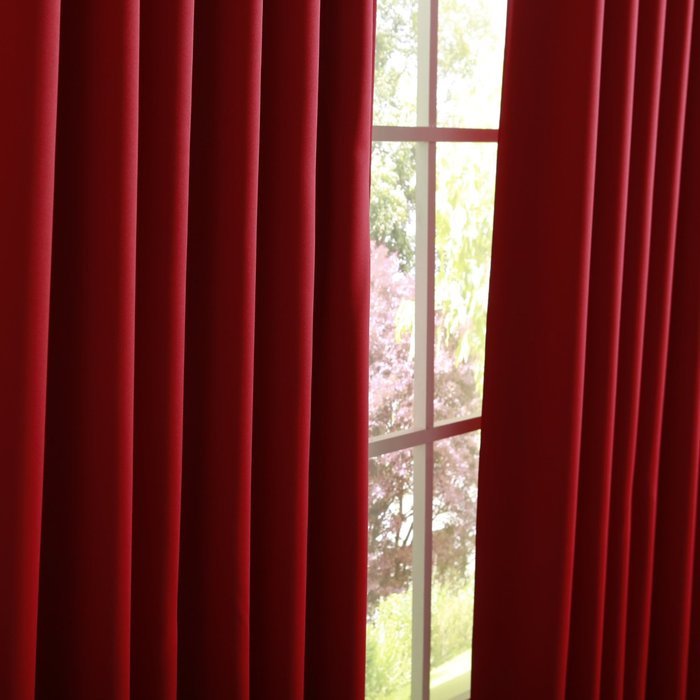 Best Home Fashion Premium Thermal Insulated Blackout Curtains - Antique Bronze Grommet Top - Royal Blue - 52"W... N39