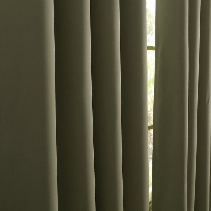 Best Home Fashion Premium Thermal Insulated Blackout Curtains - Antique Bronze Grommet Top - Royal Blue - 52"W... N48