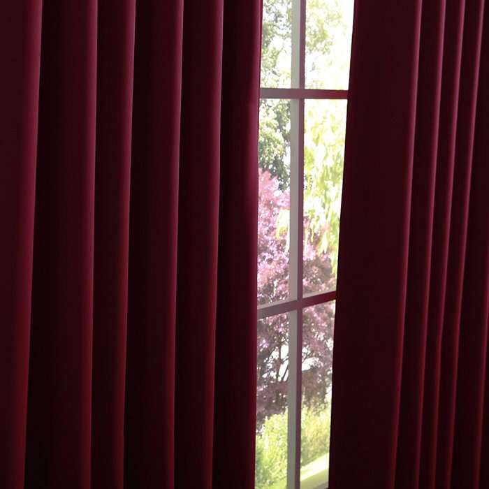 Best Home Fashion Premium Thermal Insulated Blackout Curtains - Antique Bronze Grommet Top - Royal Blue - 52"W... N50