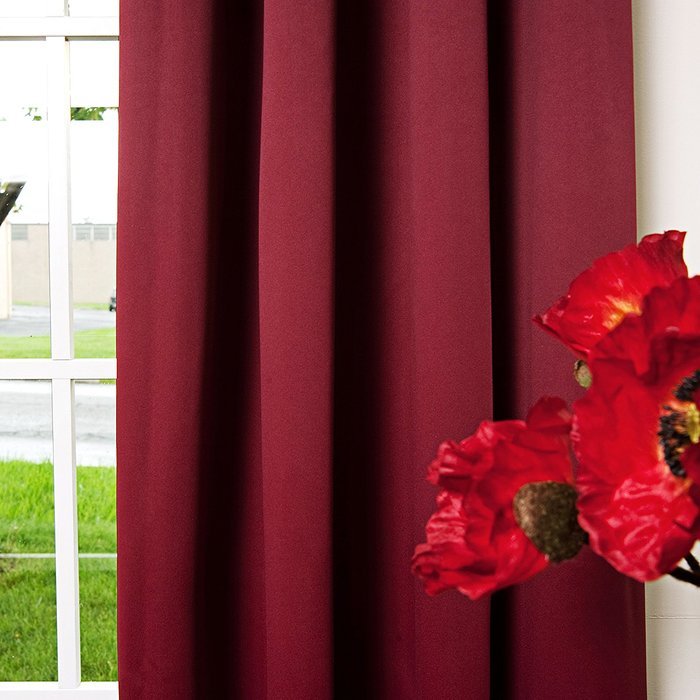 Best Home Fashion Premium Thermal Insulated Blackout Curtains - Antique Bronze Grommet Top - Royal Blue - 52"W... N61