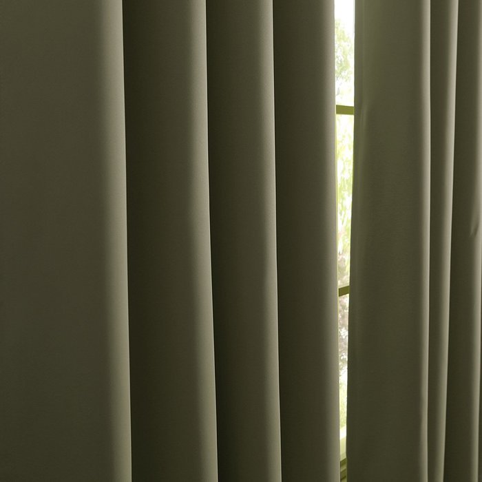 Best Home Fashion Premium Thermal Insulated Blackout Curtains - Antique Bronze Grommet Top - Royal Blue - 52"W... N85
