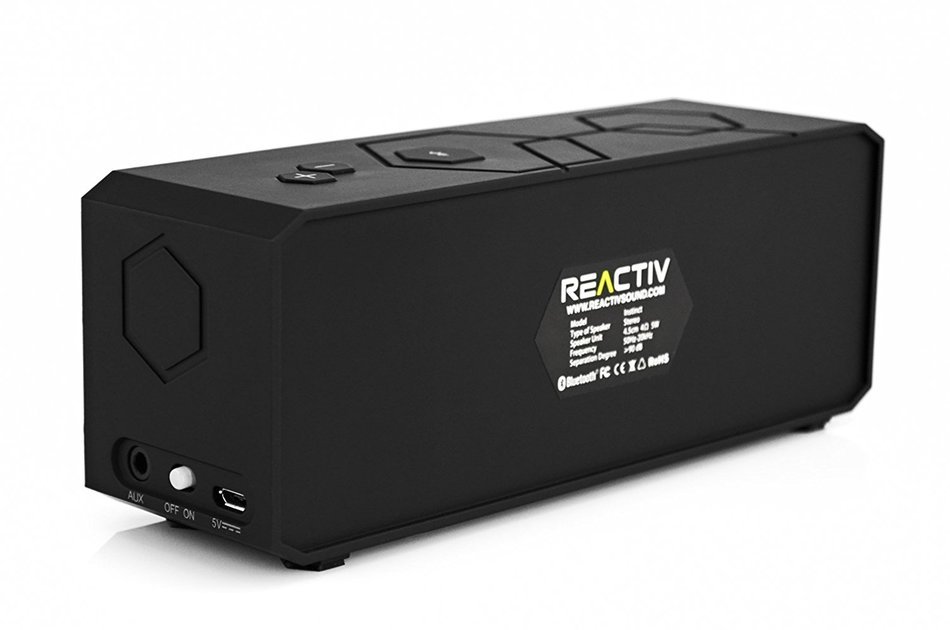 Reactiv Portable Wireless Bluetooth Speaker (With Mic and 8 Hour Battery) N4