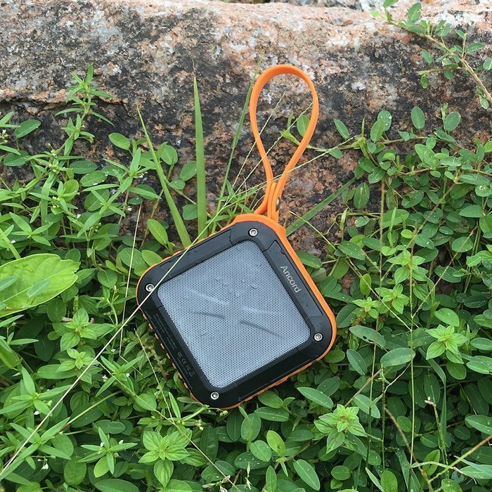 Ancord Portable Outdoor Bluetooth Speaker with FM Radio - Waterproof & Rechargeable N7