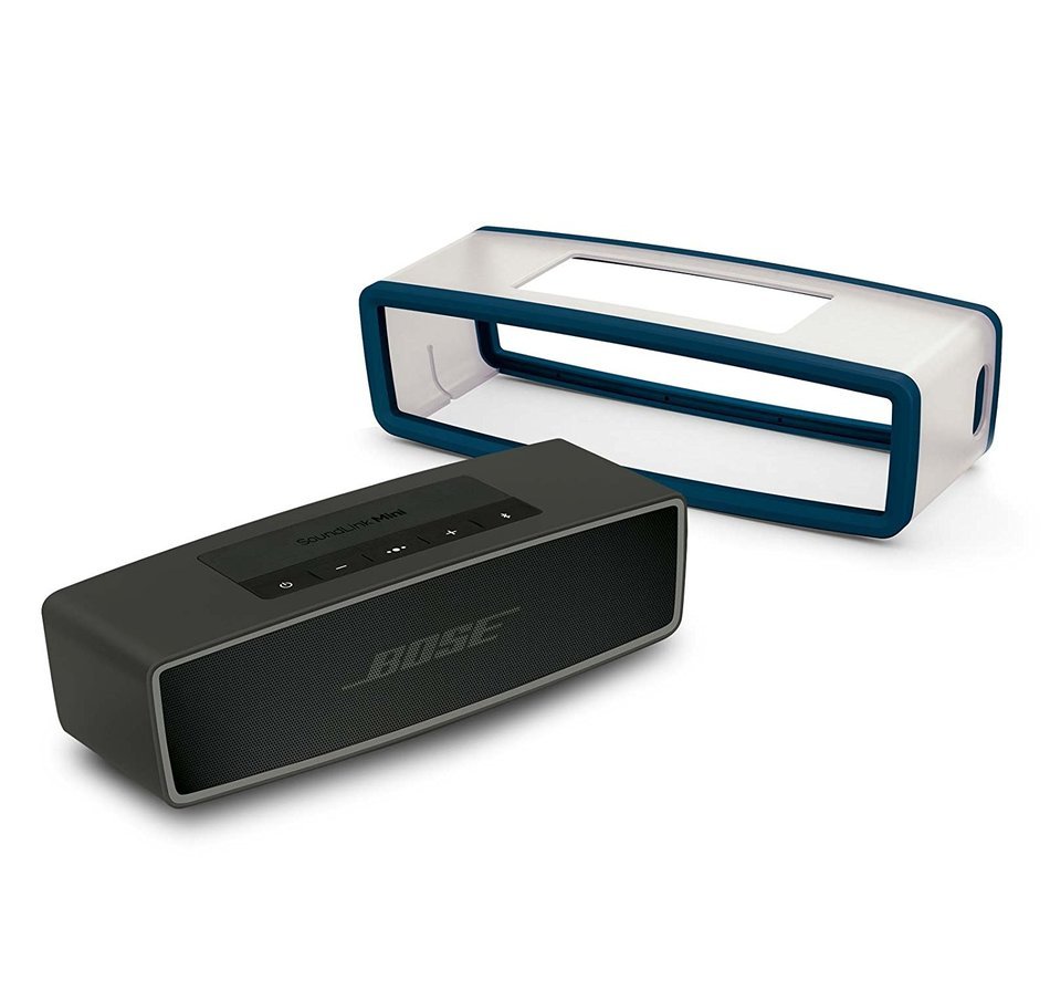 Bose&reg; SoundLink&reg; Mini Bluetooth&reg; Speaker II Carbon Bundle w/Navy Blue Soft Cover