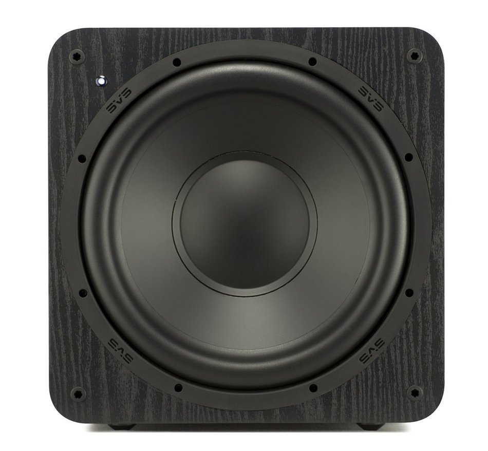 SVS SB-1000 - 300 Watt - 12'' Powered Subwoofer (Black Ash) + SVS SoundPath Subwoofer Isolation System 4-Pack... N2