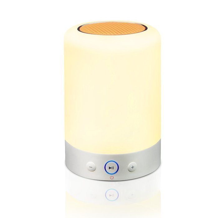 Wireless Bluetooth Speakers,W-inds Portable Multifunctional Bluetooth Speaker with Smart Touch LED Mood Lamp,...