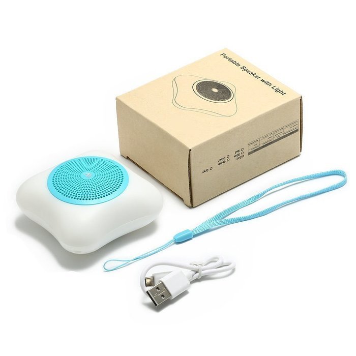 Mini Bluetooth Speakers With Colorful Light By BOOMER VIVI Wireless Portable Speaker Changing Color Light for... N8