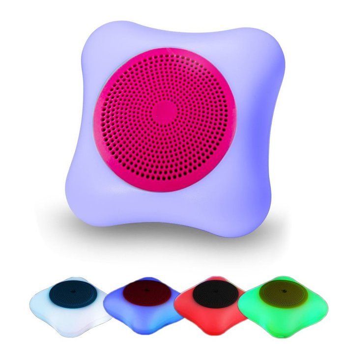Mini Bluetooth Speakers With Colorful Light By BOOMER VIVI Wireless Portable Speaker Changing Color Light for... N13
